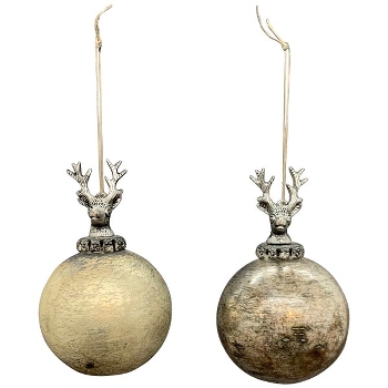 Ornament Vitreous, bronze, Glas, 10x16x10 cm