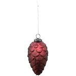 Ornament Vitreous, rot, Glas, 8x15x8 cm