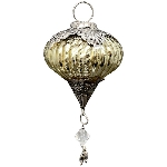 Ornament Vitreous, silber, Glas, 7,5x7,5x9,5 cm
