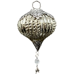 Ornament Vitreous, silber, Glas, 10x10x12,5 cm