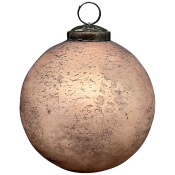 Ornament Vitreous, rosa, Glas, 10x10x10,5 cm
