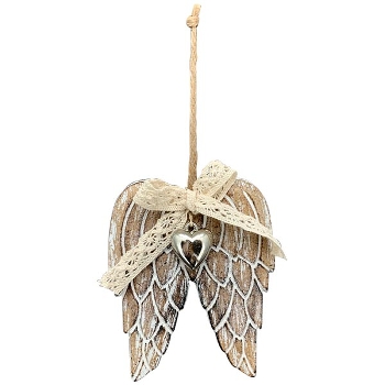 FlügelHänger Dost, weiß, MDF/polyester, 9,5x2,3x12 cm