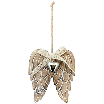 FlügelHänger Dost, weiß, MDF/polyester, 12,5x2x15,5 cm