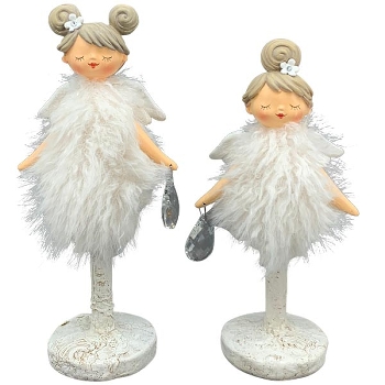 Engel Lilian, Polyresin, 13x8,5x26,5 cm