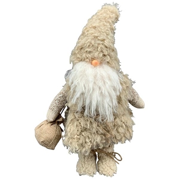 Santa RUNT, creme, Stoff, 23x14x50 cm