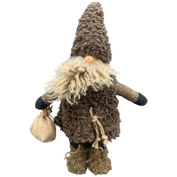 Santa RUNT, braun, Stoff, 23x14x50 cm