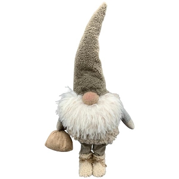 Santa RUNT, grau, Stoff, 35x23x70 cm