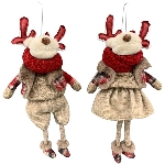 Rentier RUNT, Stoff, 18x10x43 cm