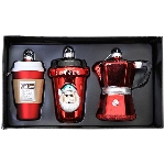 BaumSchmuckSet/3 GlossY, Glas, 5,3x5,3x10,2 cm