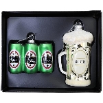 BaumSchmuckSet/2 GlossY, Glas, 9x6x5,5 cm