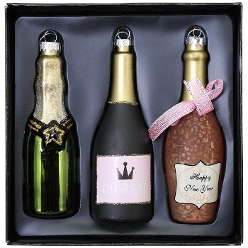 BaumSchmuckSet/2 GlossY, Glas, 4,2x5x13,3 cm