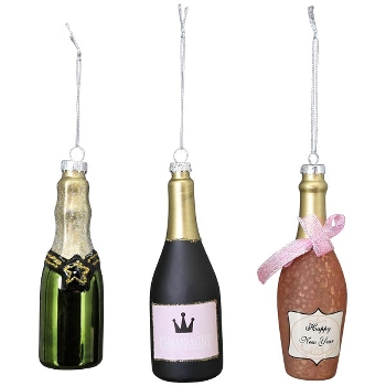 BaumSchmuckSet/2 GlossY, Glas, 4,2x5x13,3 cm