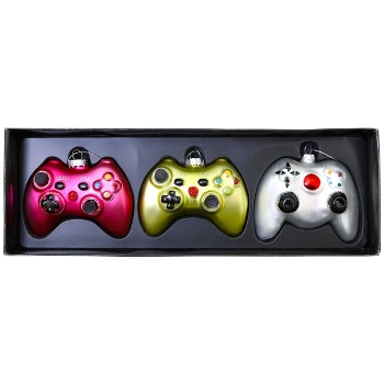 BaumSchmuckSet/3 GlossY, Glas, 4,3x7,3x10,2 cm