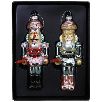BaumSchmuckSet/2 GlossY, Glas, 5,6x4,1x14,6 cm