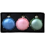 BaumSchmuckSet/3 GlossY, Glas, 5,9x6,6x4,1 cm