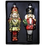 BaumSchmuckSet/2 GlossY, Glas, 6,2x4,6x15,8 cm