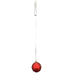 LED KugelHänger Lumière, rot, Glas, 10x10x9,5 cm