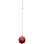 LED KugelHänger Lumière, rot, Glas, 12x12x11,5 cm