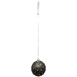 LED KugelHänger Lumière, schwarz, Glas, 15x15x14,5 cm
