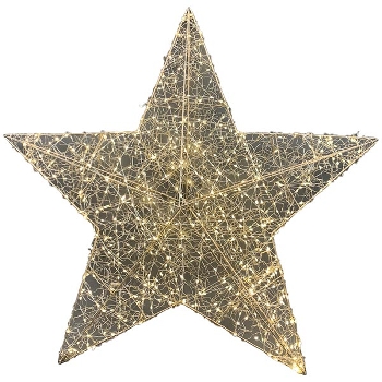 LED Stern Lumière, gold, Metall, 80x13x80 cm+600L