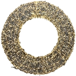 LED KranzHänger Lumière, gold, Metall, 60x13x60 cm+720L