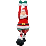 Tanzende und Singende Weihnachtsmann Fily, Polyester/Plastik, 14x23x41 cm