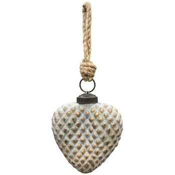 Ornament Vitreous, champangner, Glas, 7x2x8 cm