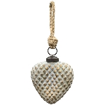 Ornament Vitreous, champangner, Glas, 7x2x8 cm