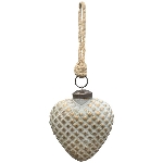 Ornament Vitreous, champangner, Glas, 8x3x9 cm