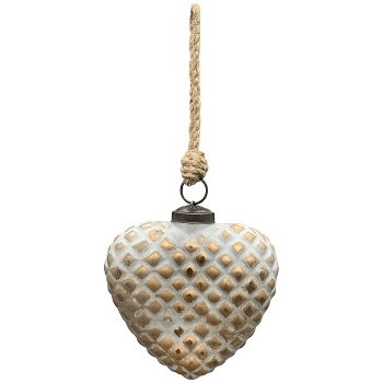 Ornament Vitreous, champangner, Glas, 10x4x10 cm