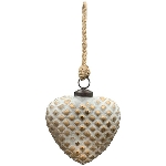 Ornament Vitreous, champangner, Glas, 10x4x10 cm
