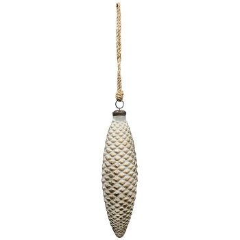 Ornament Vitreous, champangner, Glas, 7x7x24 cm