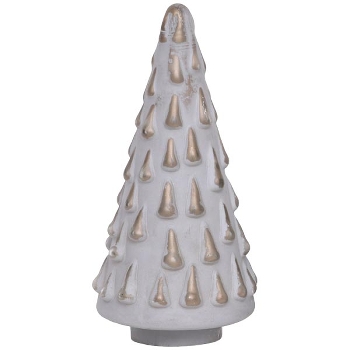 TannenBaum Vitreous, champangner, Glas, 15x15x30 cm