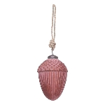 Ornament Vitreous, burgunder, Glas, 7x7x10 cm
