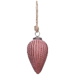 Ornament Vitreous, burgunder, Glas, 11x7x7 cm