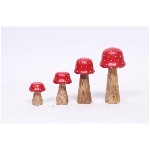 Pilz Dost, Holz, 7x5x5 cm