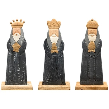 König Dost, Holz, 20x8x46 cm