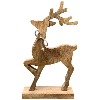 Rentier Dost, Holz, 19x6x36 cm