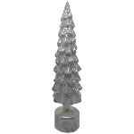 LED Baum, PENO, weiß, Glas, 10x10x41 cm