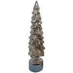 LED Baum PENO, apricot, Glas, 10x10x41 cm
