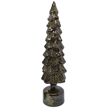 LED Baum PENO, gold, Glas, 10xx41 cm
