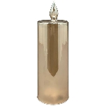 LED Kerzen PENO, Glas, 9x9x27 cm