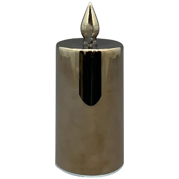 LED Kerzen PENO, Glas, 9x9x21 cm