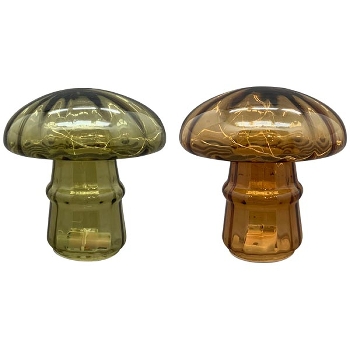 LED Pilz PENO, Glas, 16,2x16,2x17,5 cm