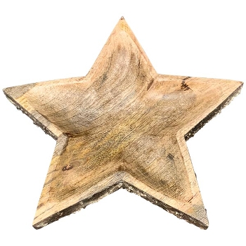 SternTeller Dost, Holz, 30x3,5x30 cm