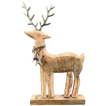 Rentier Puri, Holz, 35x7x50 cm