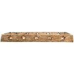 Tablett Dost, natur, Holz, 40x4x14 cm