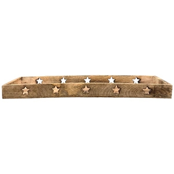 Tablett Dost, natur, Holz, 50x4,5x17 cm