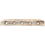 Tablett Dost, Holz, 40x4x14 cm