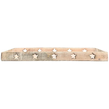 Tablett Dost, Holz, 50x4,5x17 cm